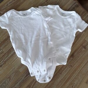 2 Carter's onesie size 3 months